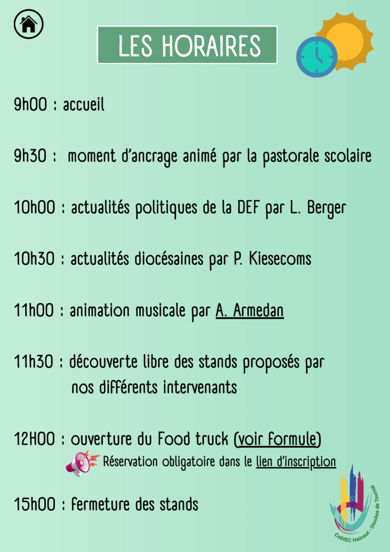 Les horaires